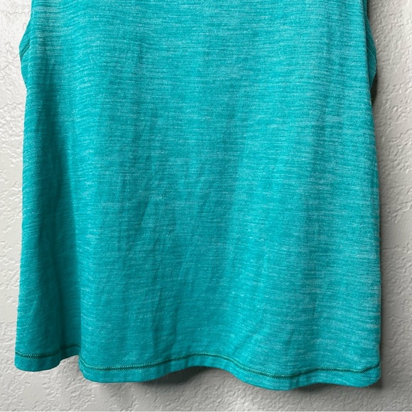 Lululemon Glide and Stride Tank Heathered Viridian Green Workout Top - Picture 7 of 12